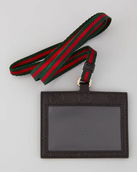 gucci badge reel|Amazon.com: Gucci Id Holder.